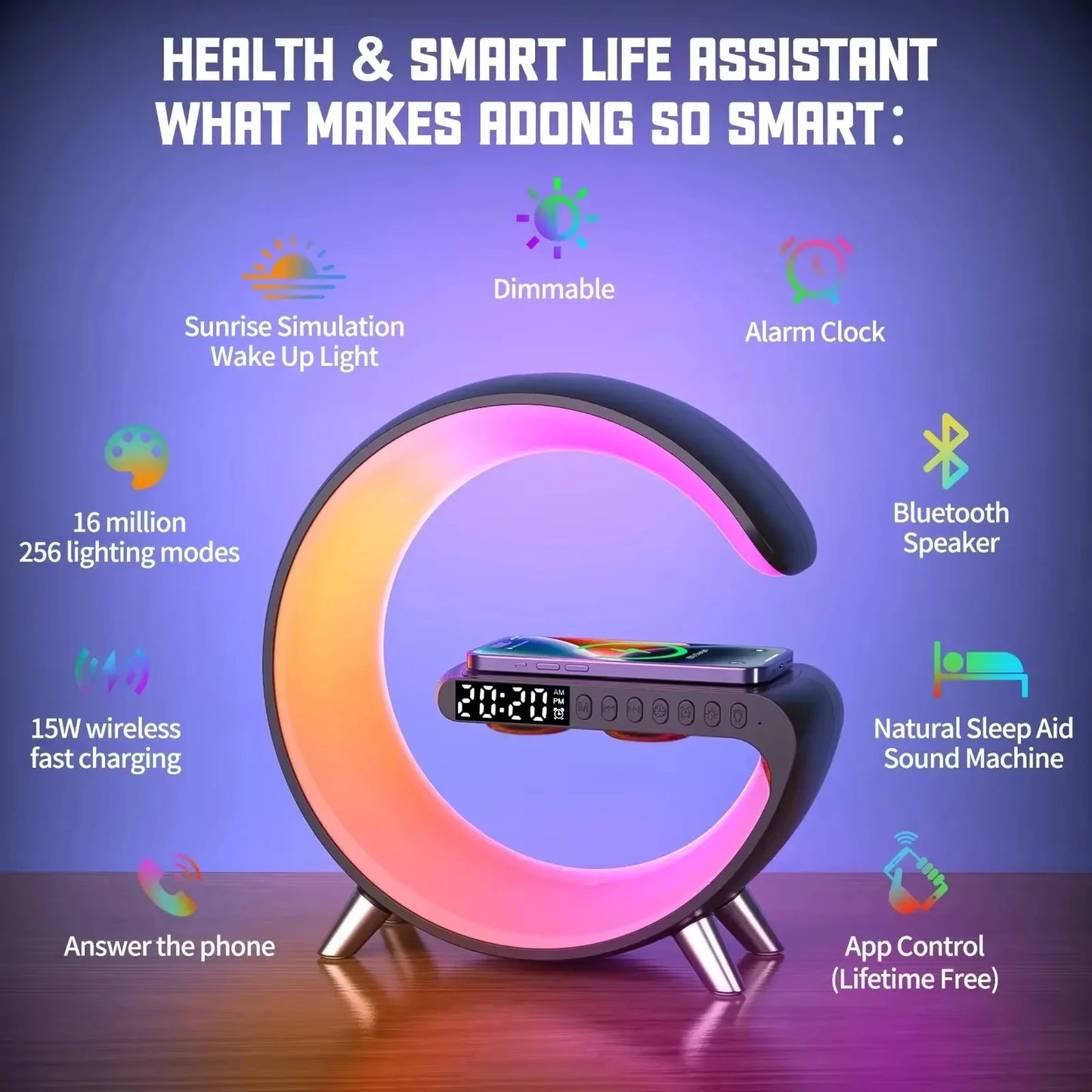 SoundAura - Multifunction Smart Atmosphere Lamp